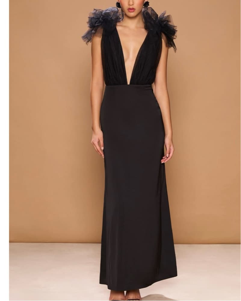 Sonya Moda Como Dress in Black - Image 4