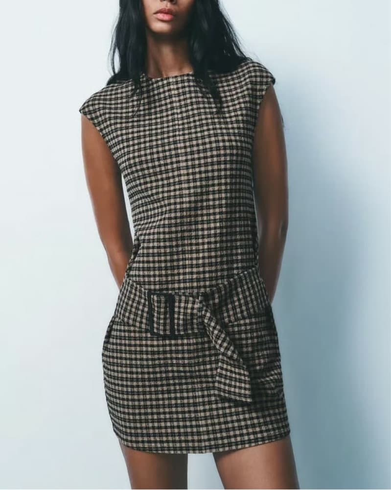 Zara dress with belt - Image 2