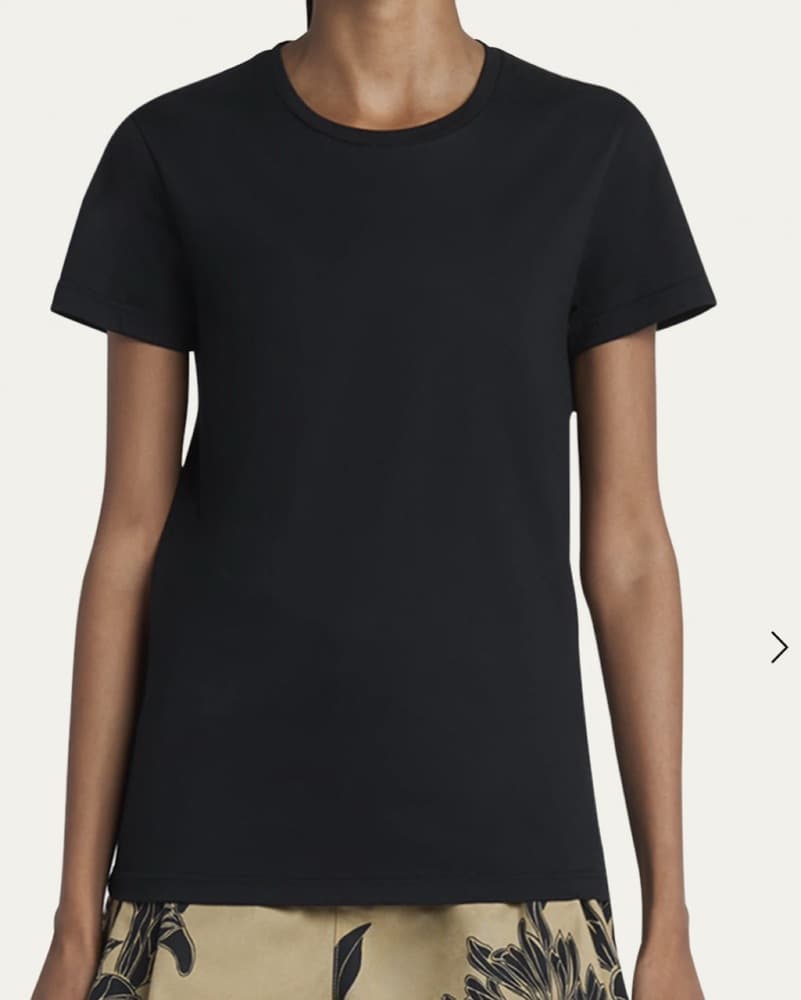 Moncler Short Sleeve Black T Shirt - Image 2