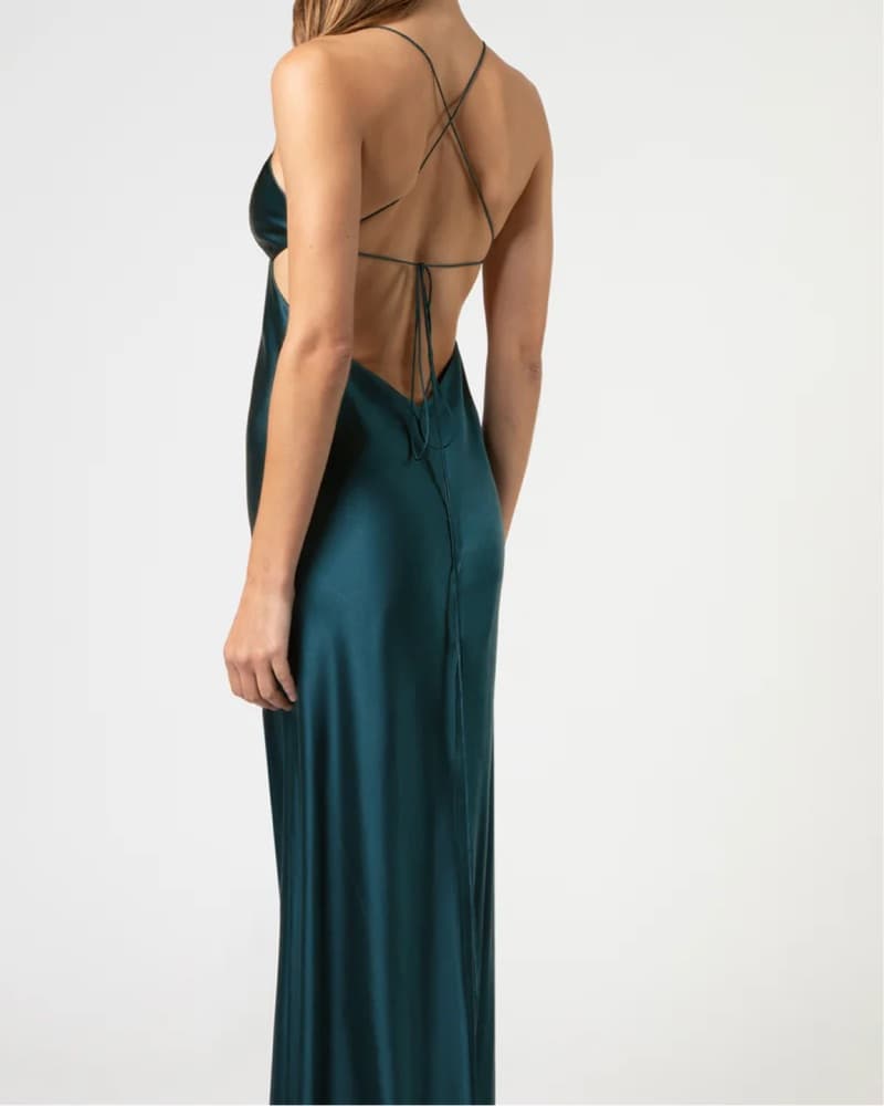 Michelle Mason Cutout Detail SilkGown - Image 4