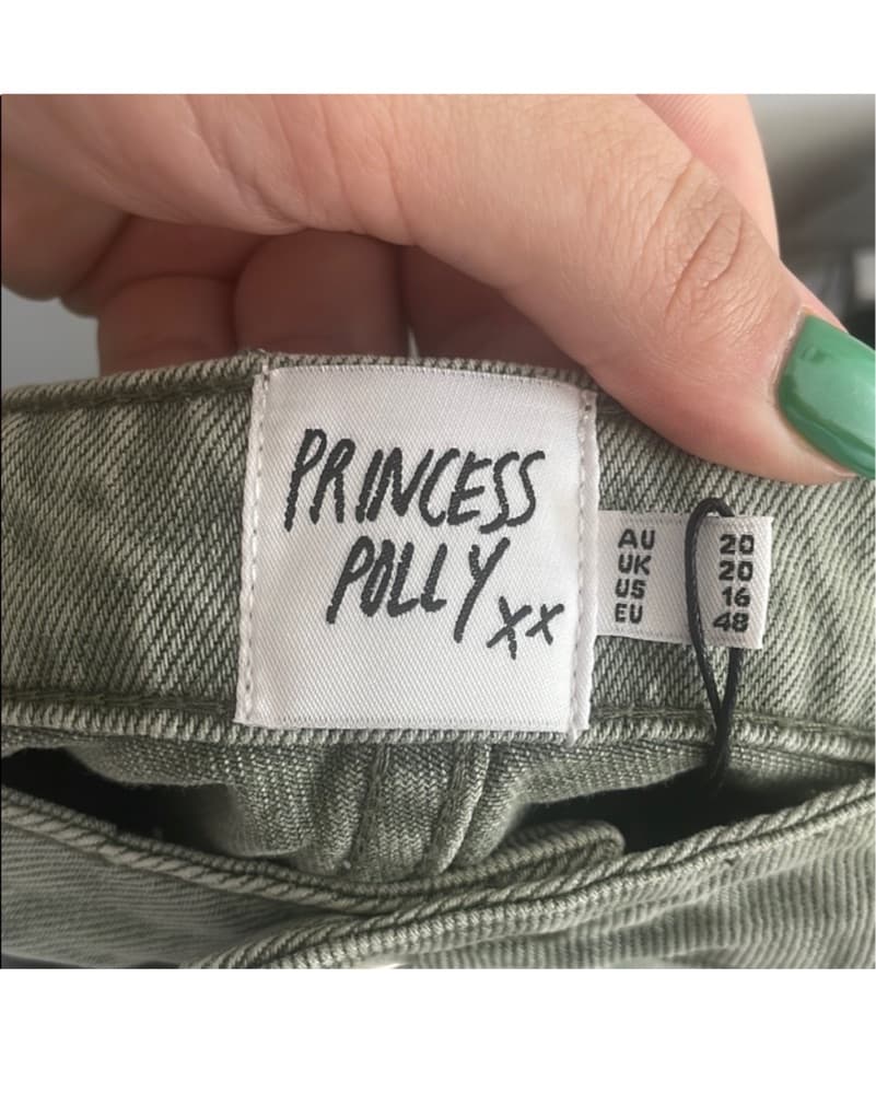 Princess Polly Olive Green Cargo Skirt   - Image 4
