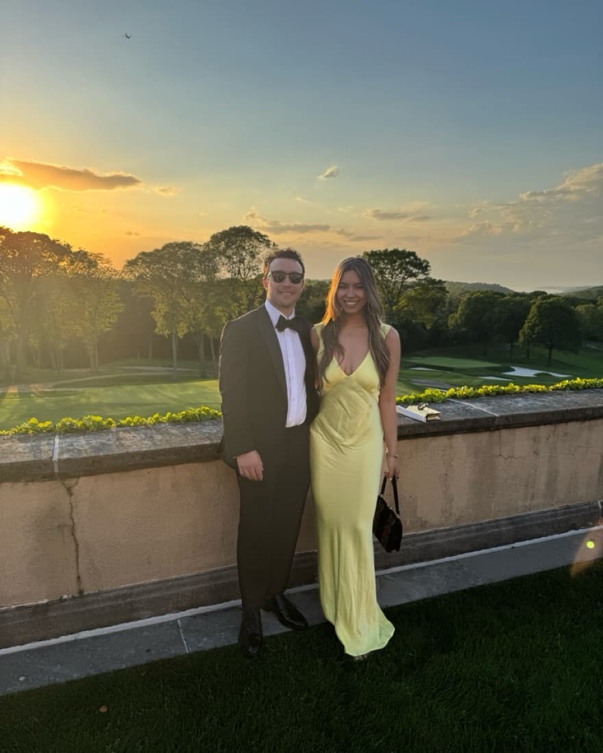 Rumored Yellow Sunset Strip Maxi Dress  - Image 2