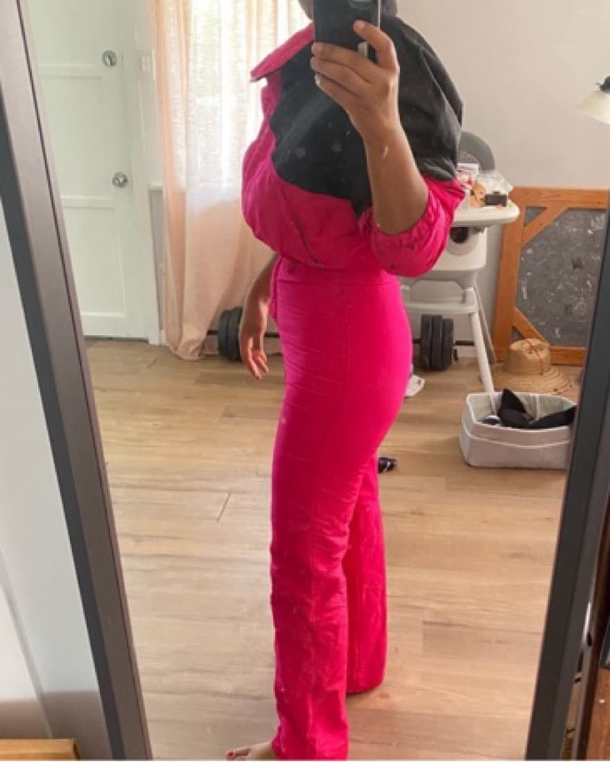 Nils Hot Pink Vintage Ski Suit  - Image 2