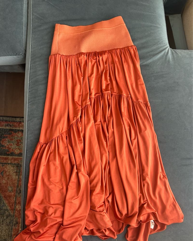 ALC Pleated Accents Midi Length Skirt - Image 2