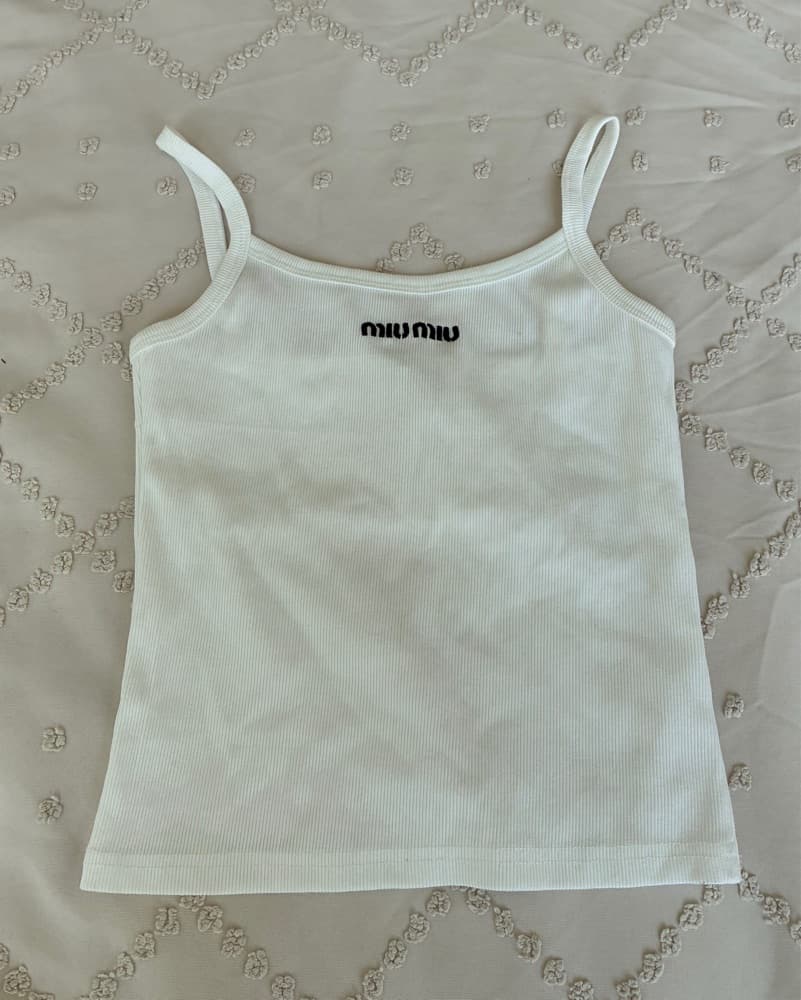 Miu Miu Tank Top White  - Image 7