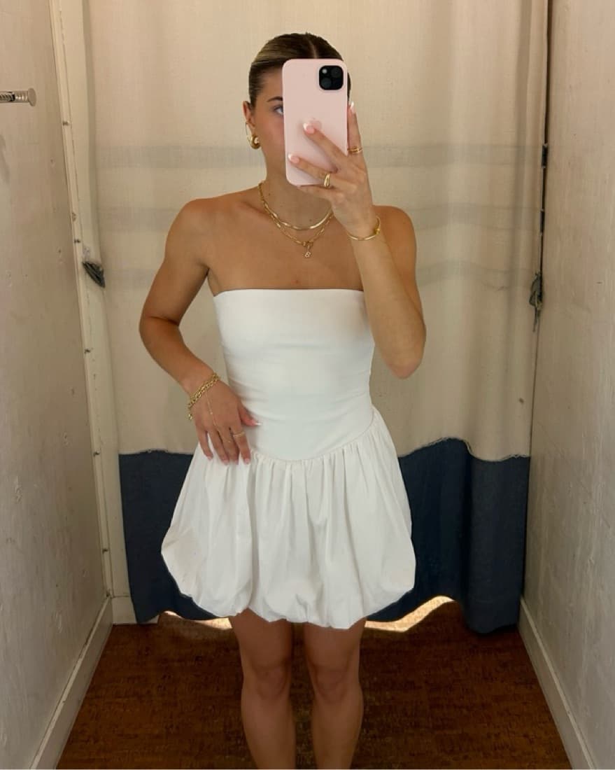 White Mini Dress - Image 1