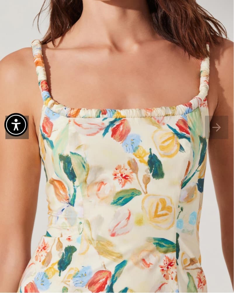 ASTR the label Yellow Floral Dress  - Image 3