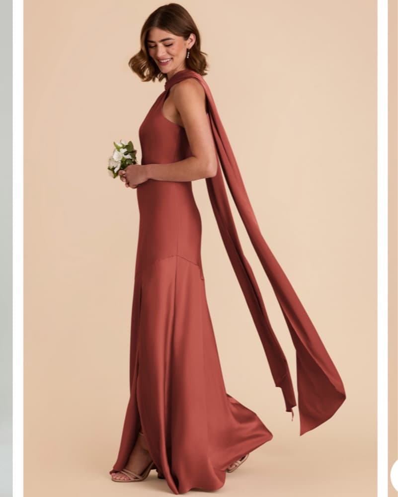 Wedding Guest Dress With Cape - Image 4