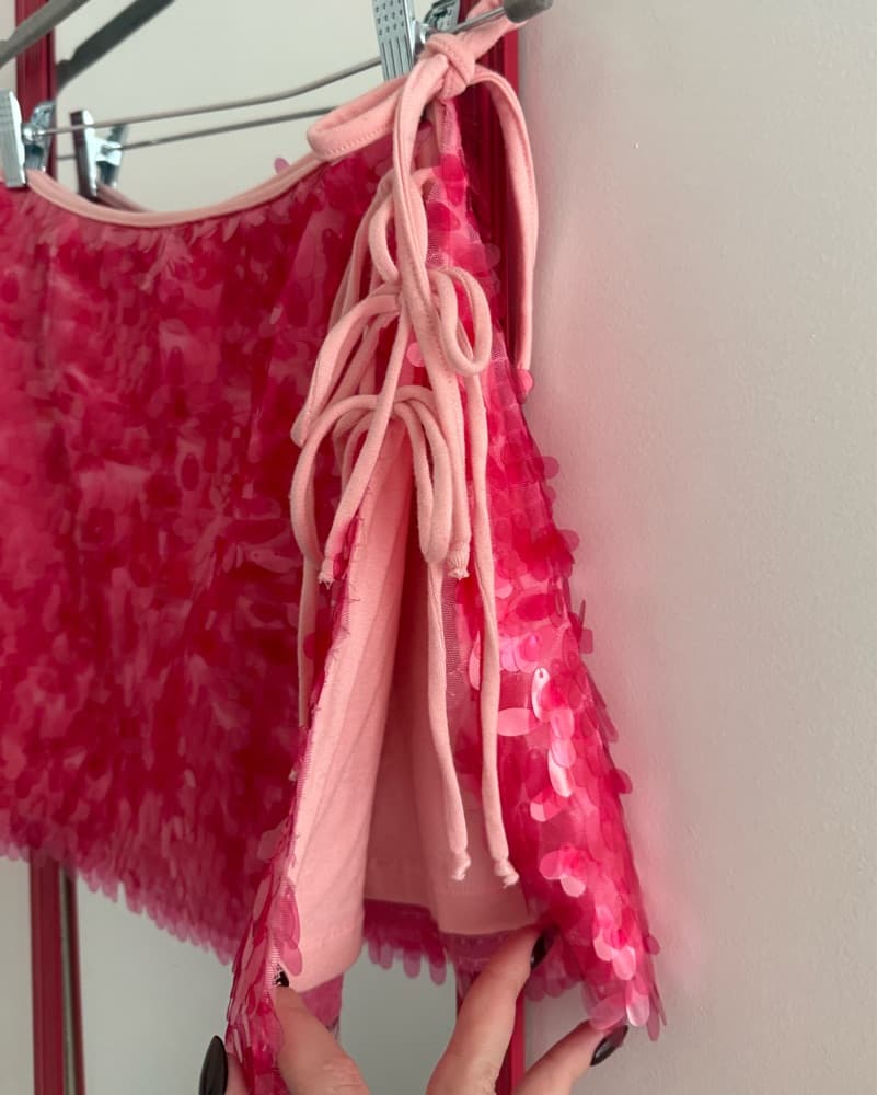 Sequin Mini Skirt - Image 3