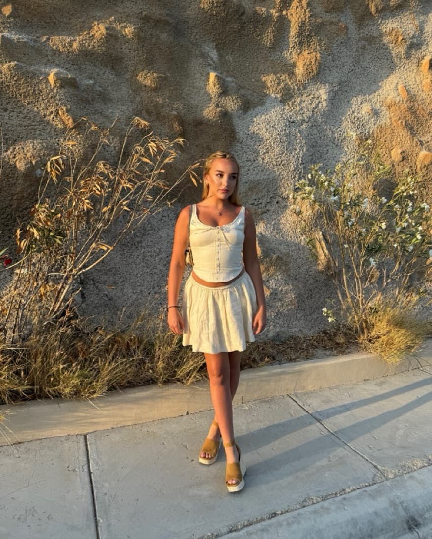 Reformation Evy Linen Two Piece Set - Image 1