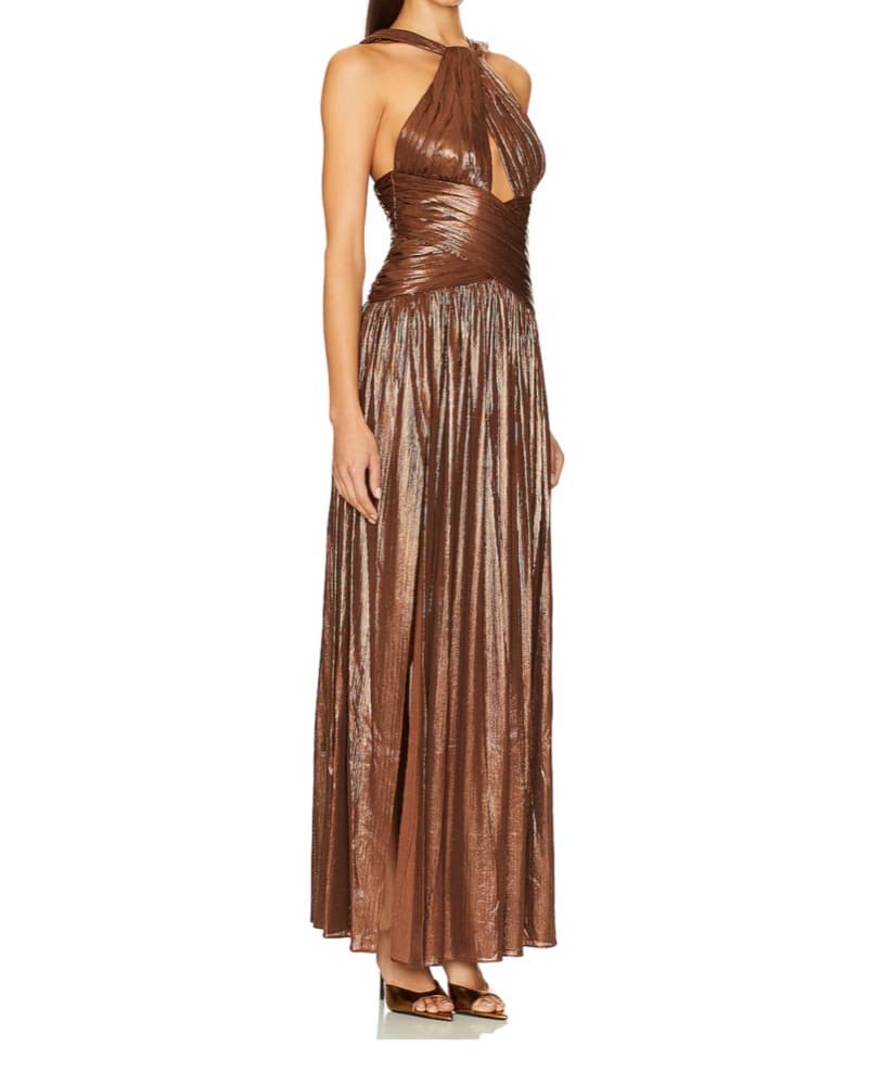 Retrofete Salem Dress In Chocolate  - Image 4