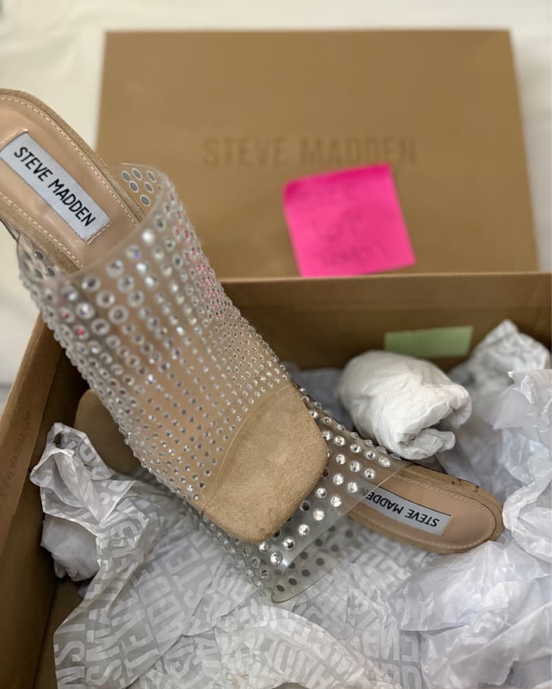 Steve Madden Nicely Rhinestone Heels - Image 4
