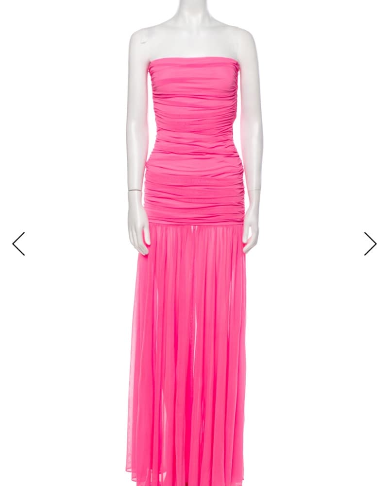 Retrofete Ruched Maxi Dress - Image 1
