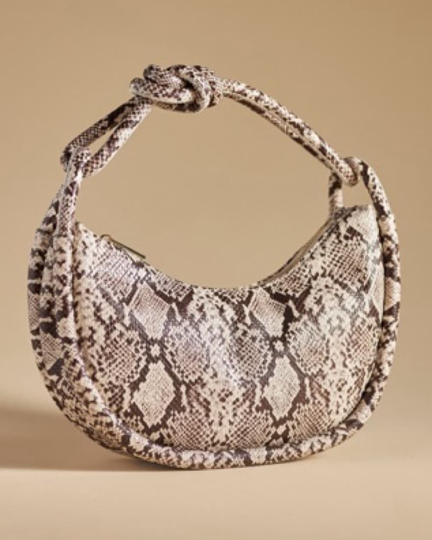 Anthropologie Snakeskin Shoulder Bag - Image 1