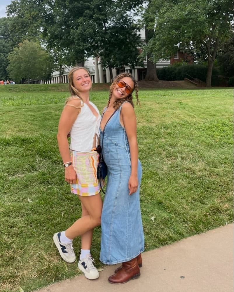 Denim Plunge Maxi Dress  - Image 4