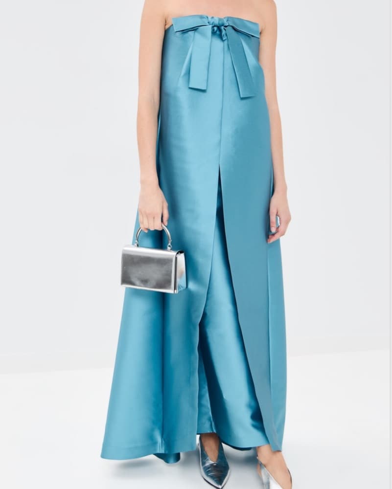 Bernadette Jacques Gown In Blue - Image 5