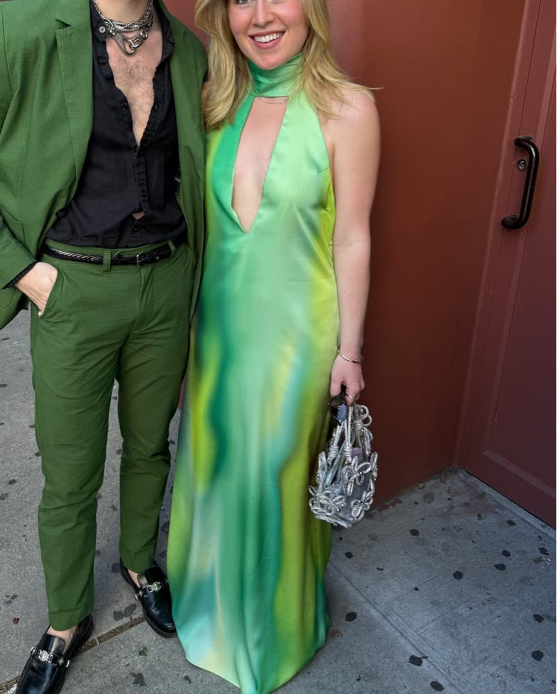 Green Baobab Halter Dress - Image 2