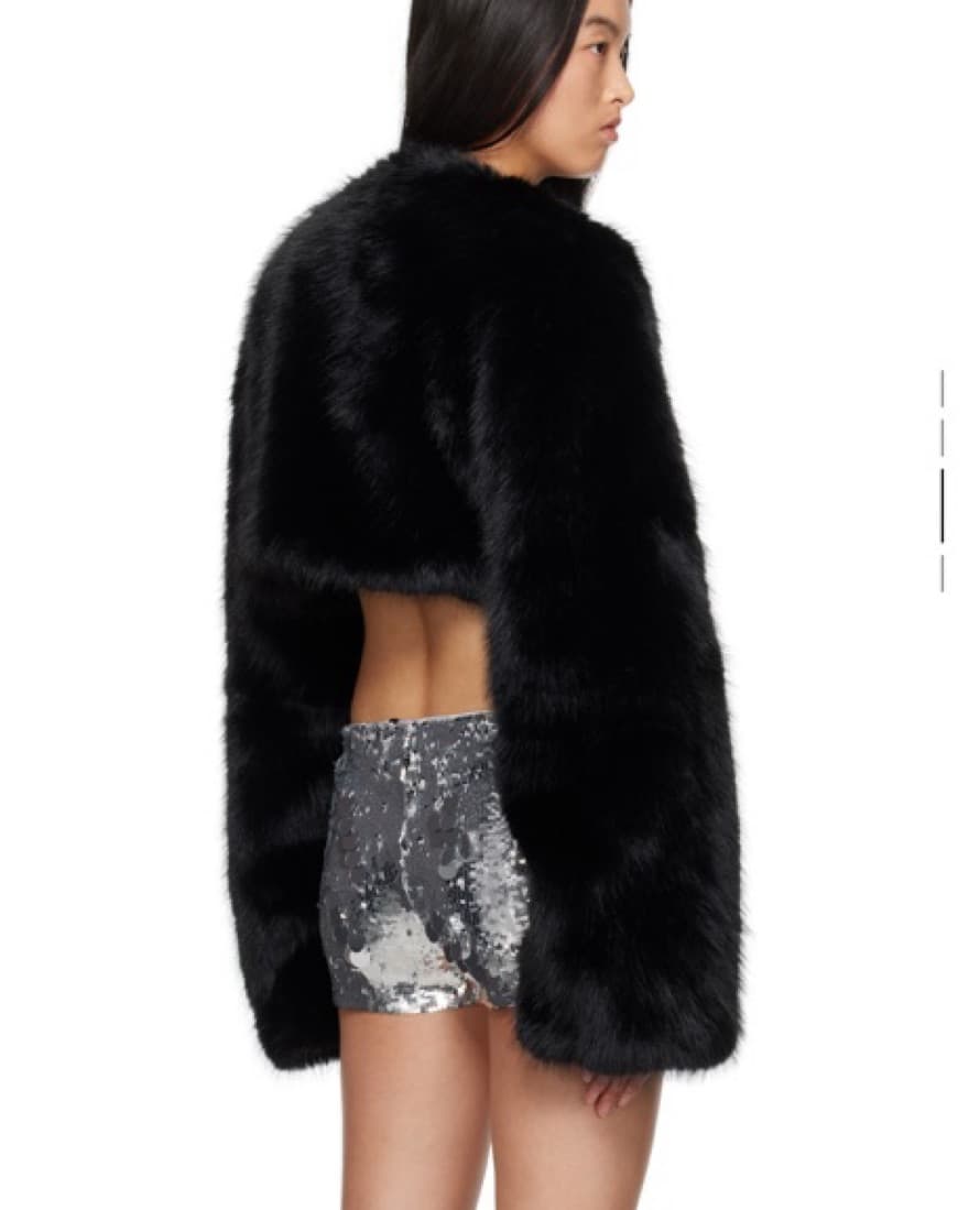 Guizio black cropped fur  - Image 3