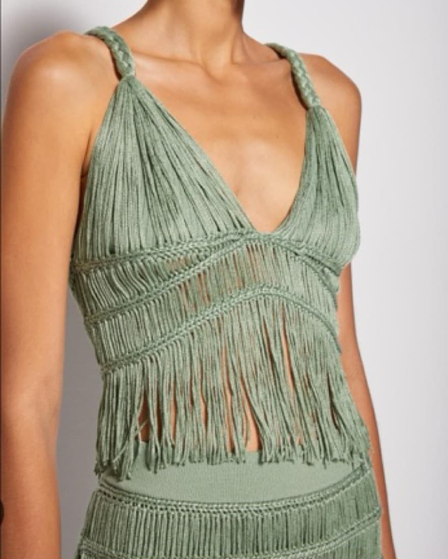 Jonathan Simkhai Macrame Top & Skirt SET - Image 3