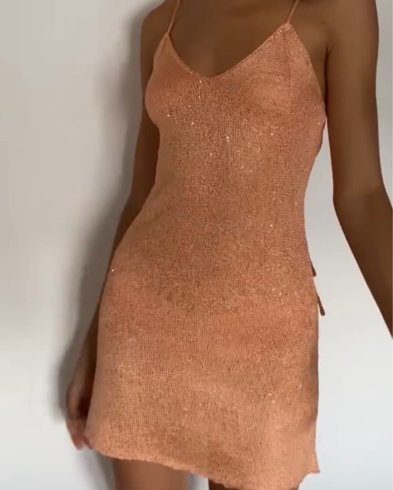 Stunning Metallic Tuchuzy Dress - Image 3