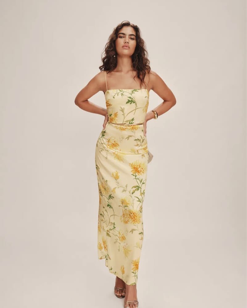 Reformation Frankie Silk Dress  - Image 2