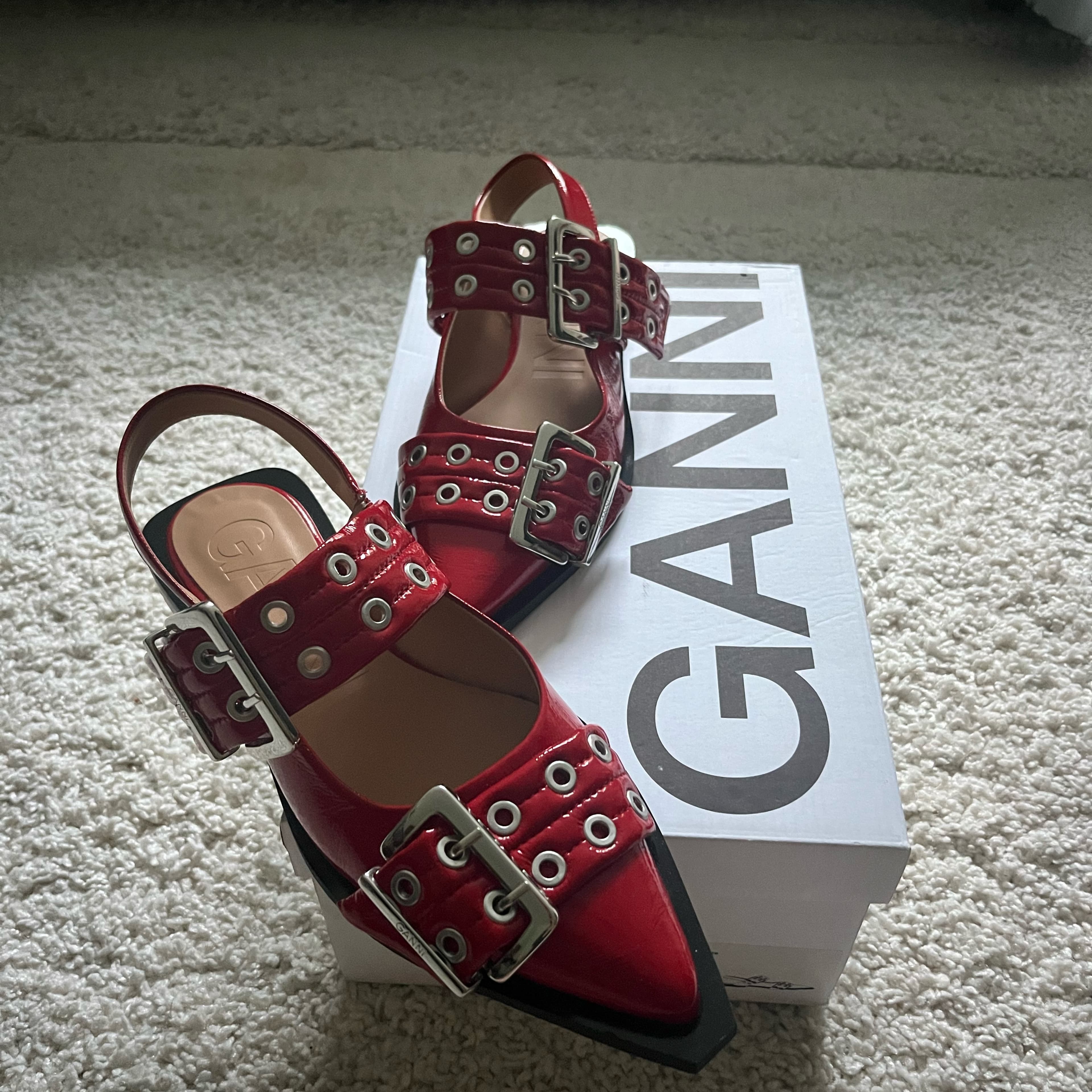 brand new red ganni shoes - Image 3