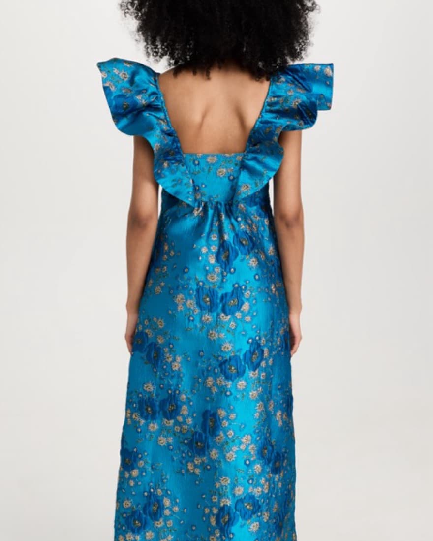 Ganni Jaquard Midi Dress - Image 4