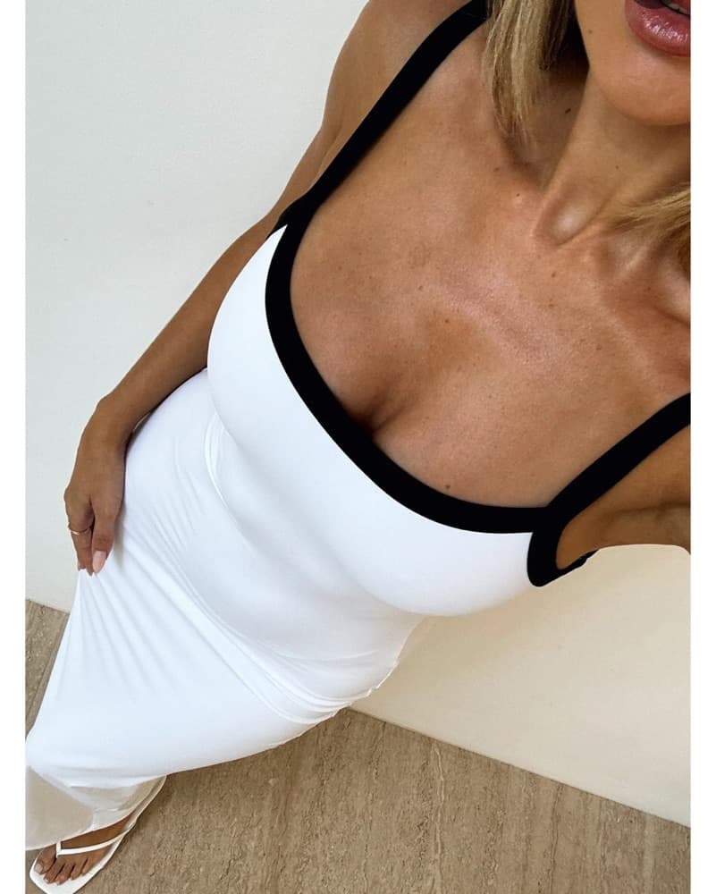 White Fox Just Stay Calm Maxi Dress - Image 5