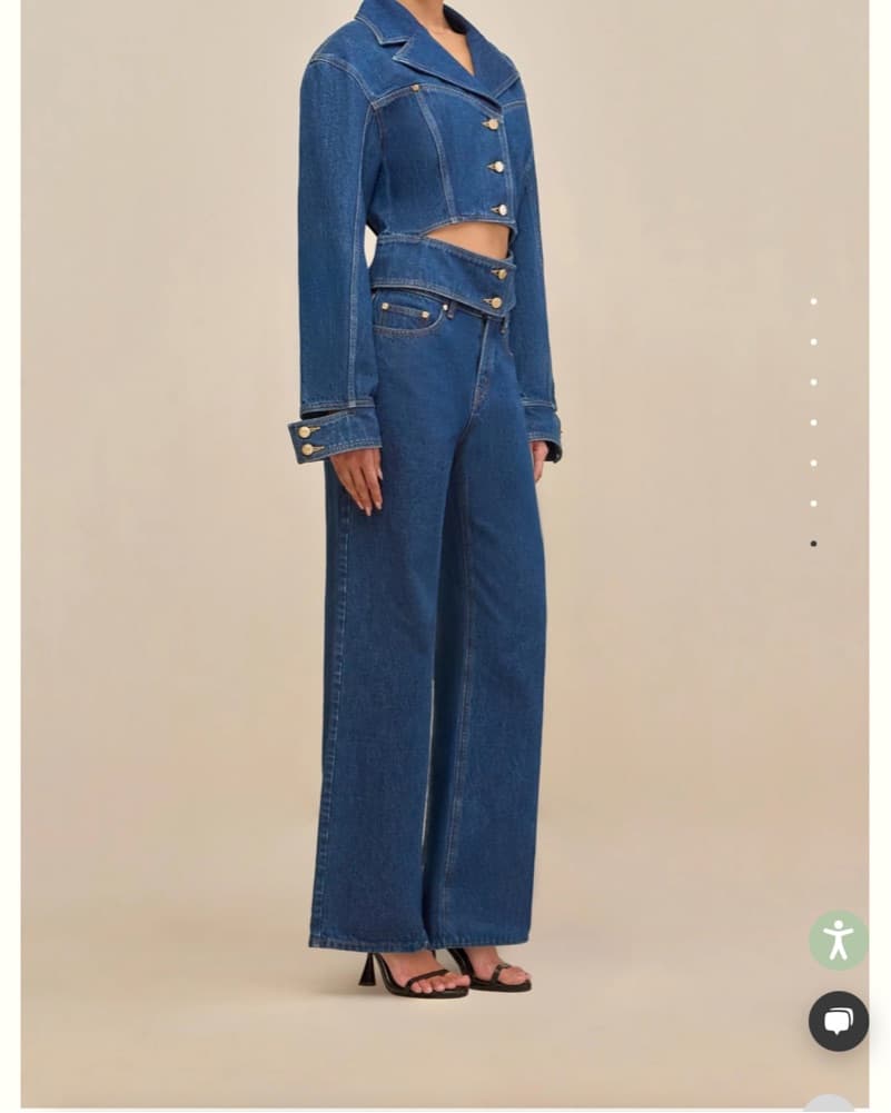 Cult Gaia Wilfred Jacket & Jean Set - Image 6