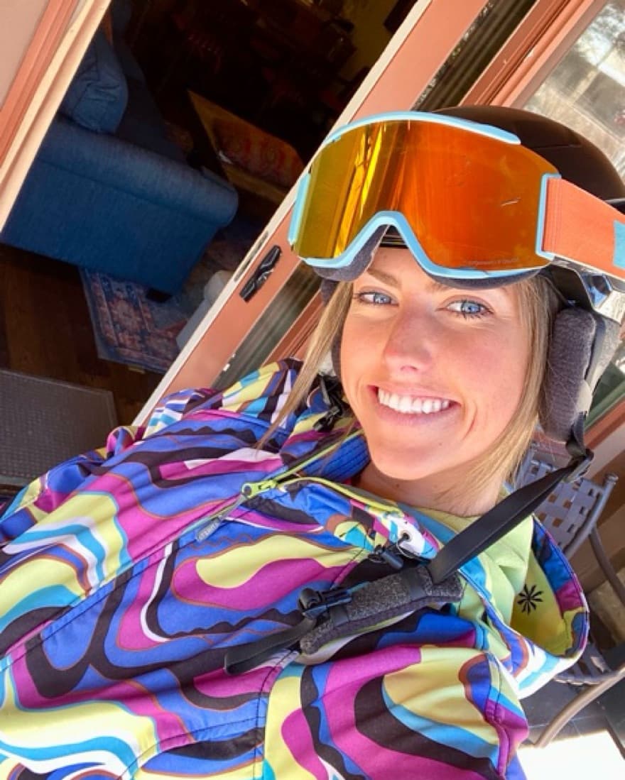 Athleta Printed Ski Jacket - Image 1