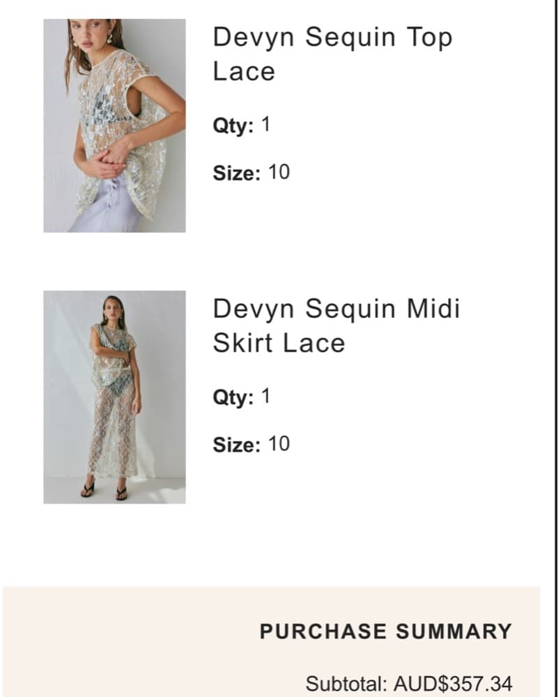 VRG GRL Devyn Sequin Set  - Image 2