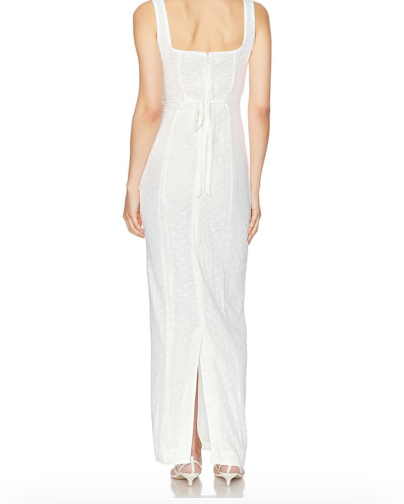 Helsa Petite Eyelet Column Dress - Image 2