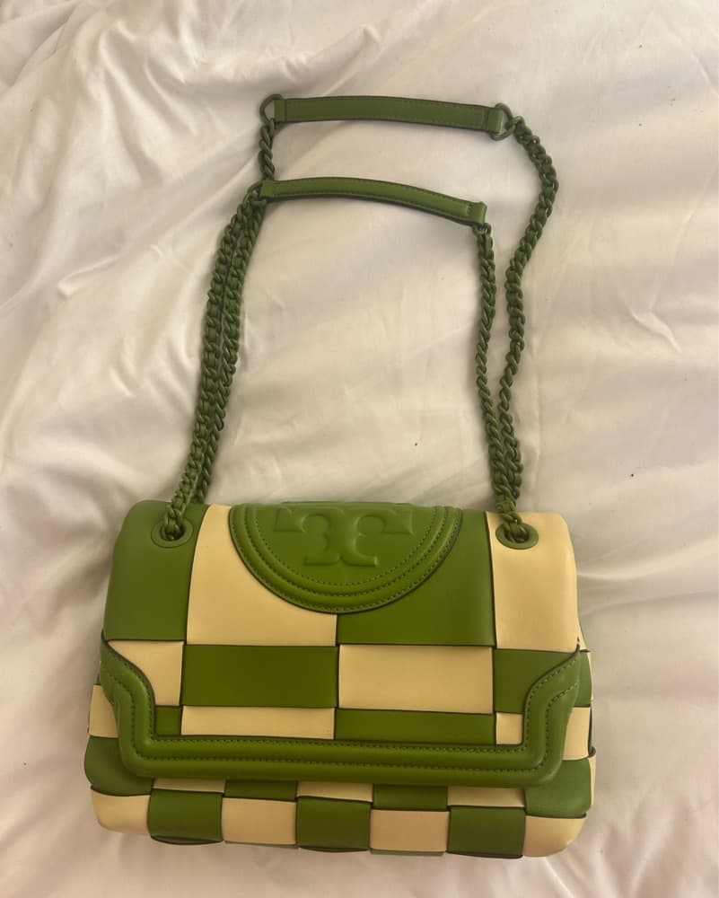 Tory Burch Fleming Soft Woven Bag - Image 1