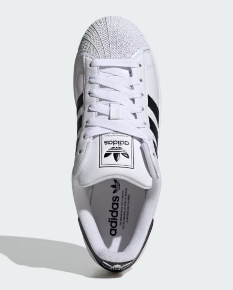 White Adidas Superstar II - Image 3