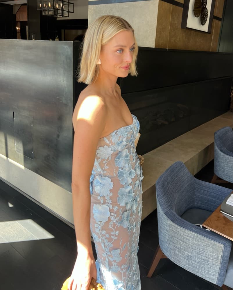 BRONX & BANCO BABY BLUE FORMAL DRESS - Image 1