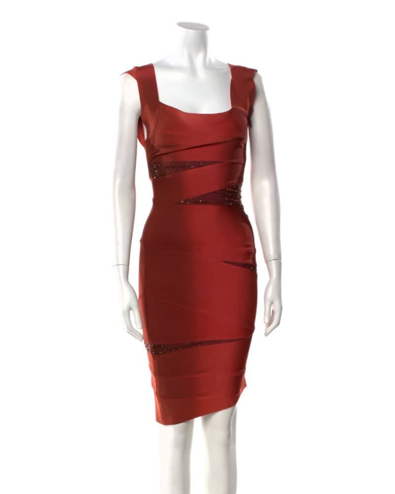 Herve Leger Bandage Dress - Image 2