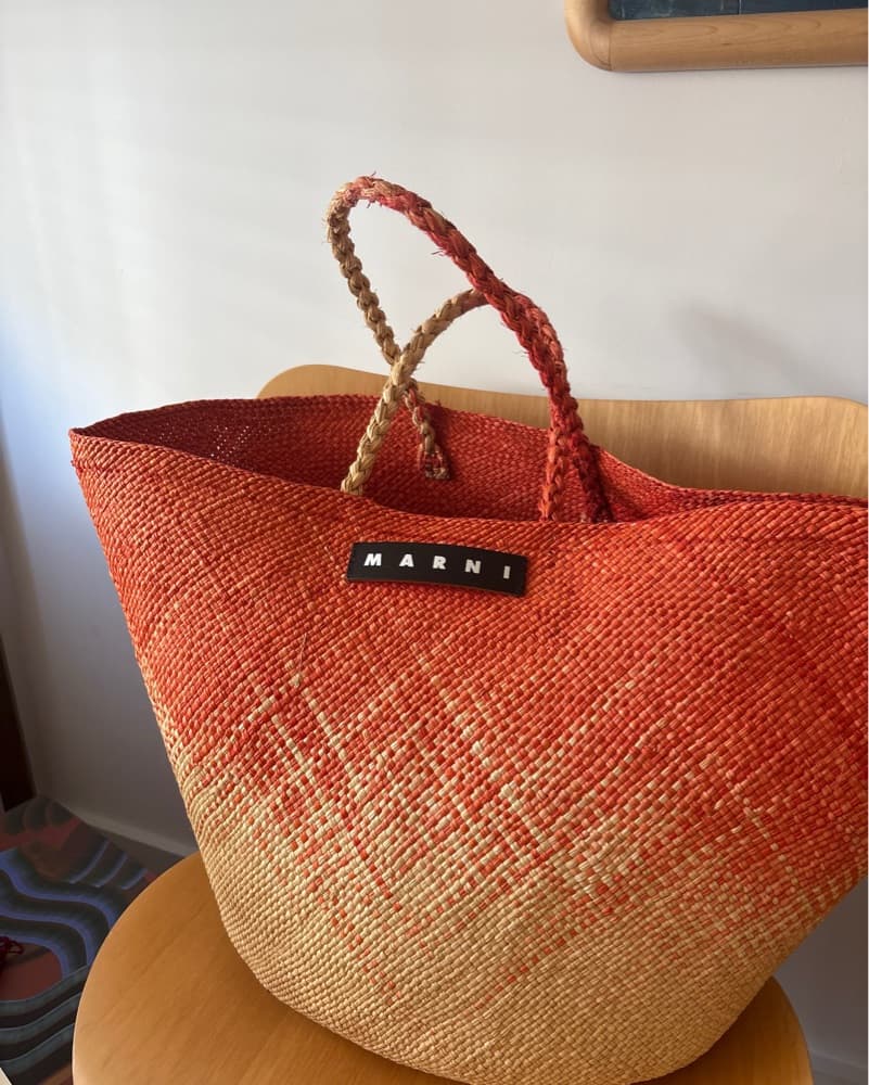Marni Raffia Beach Bag - Image 2