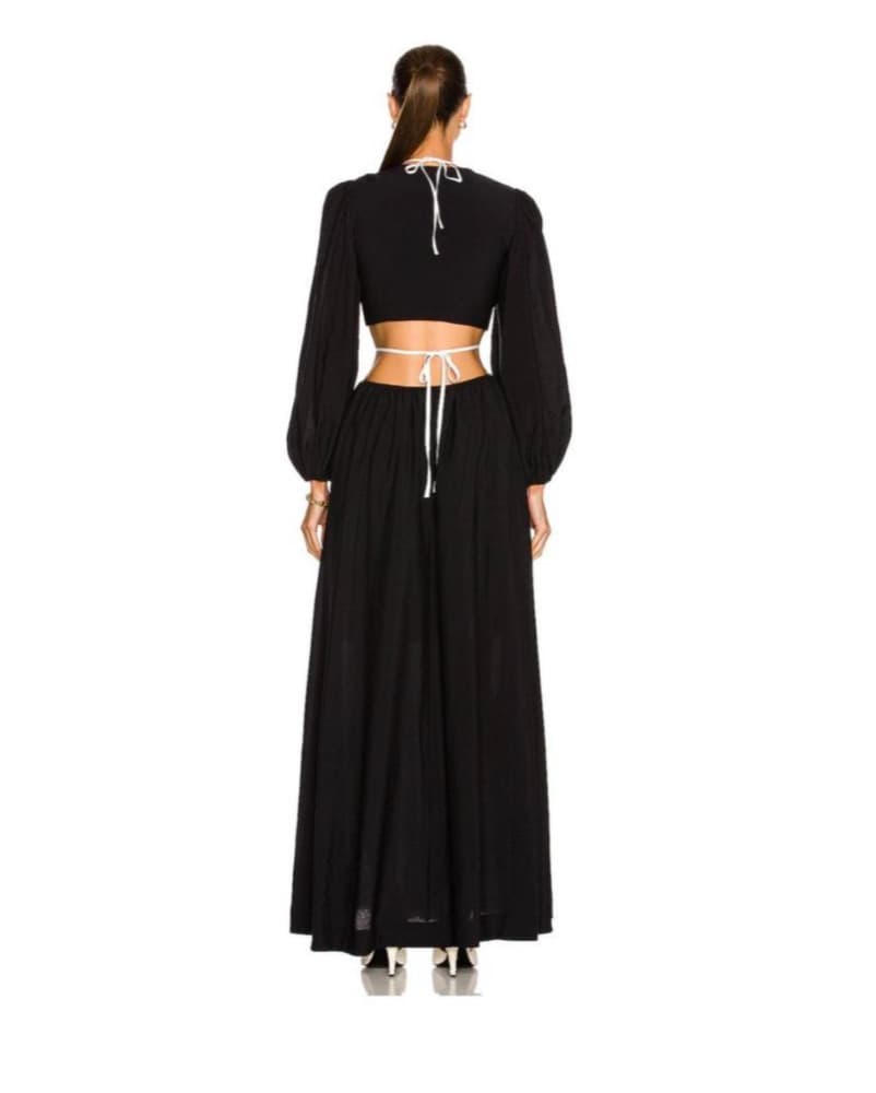 Jonathan Simkai Black Tie Dress - Image 2