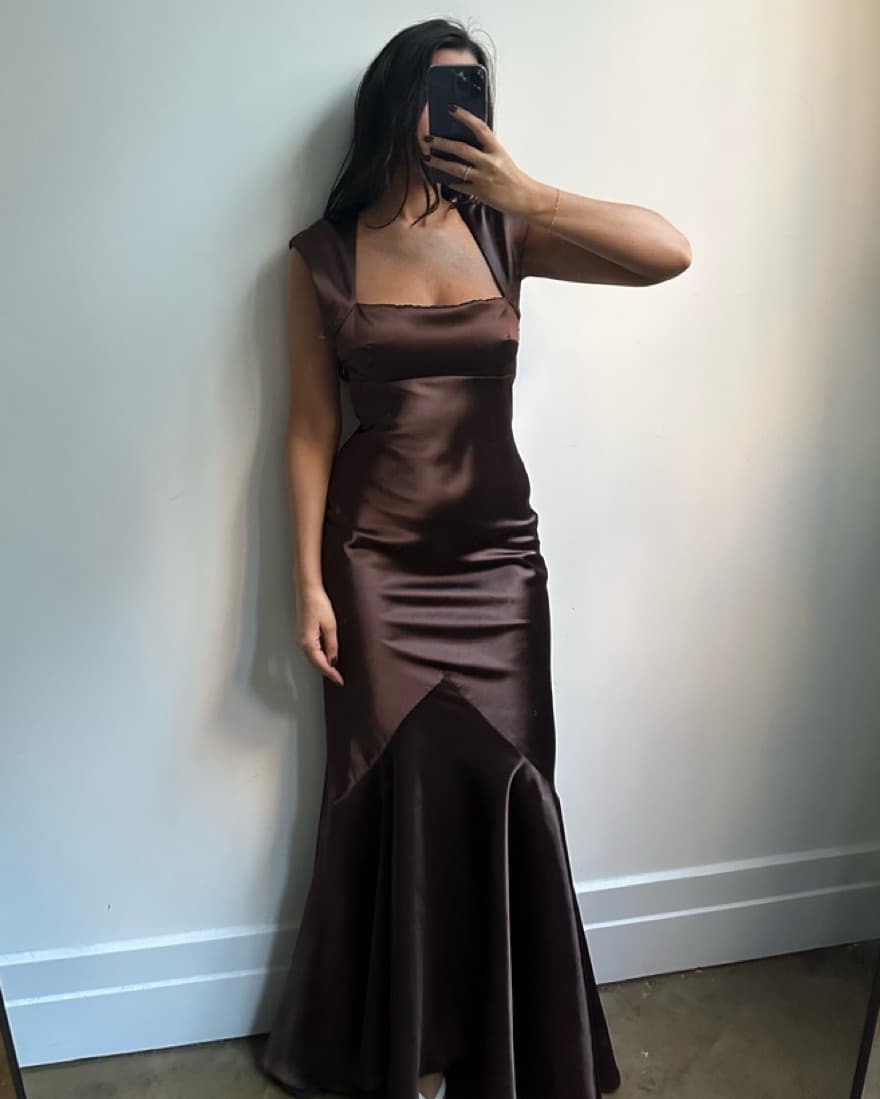 Vintage Y2k Fishtail Gown - Image 1
