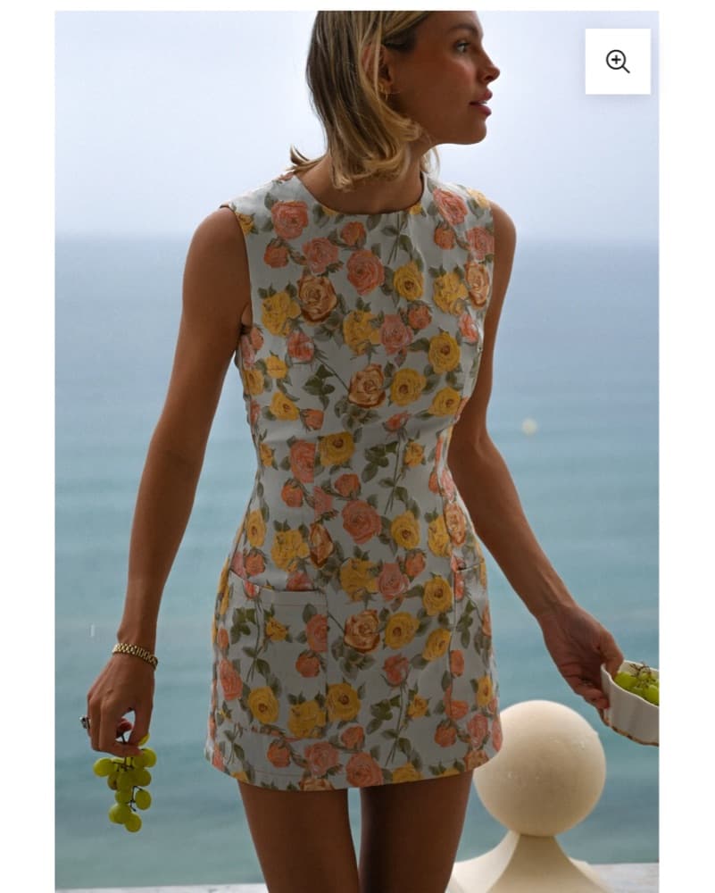 Yellow The Label Mini Cocktail Dress - Image 4