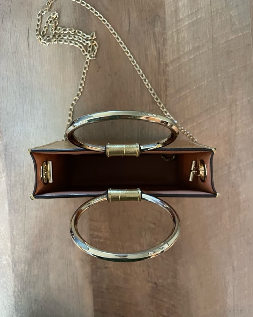 Kate Spade Gold Mini Bag - Image 3