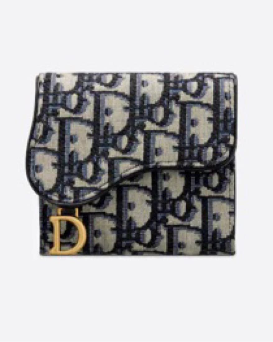 DIOR SADDLE FLAP CARD HOLDER - Image 1