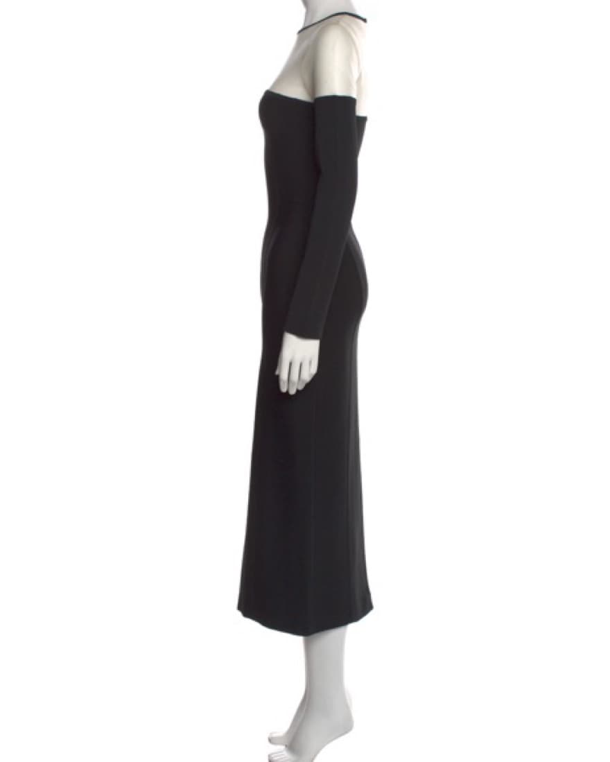 Vintage Herve Leger Black Dress - Image 2