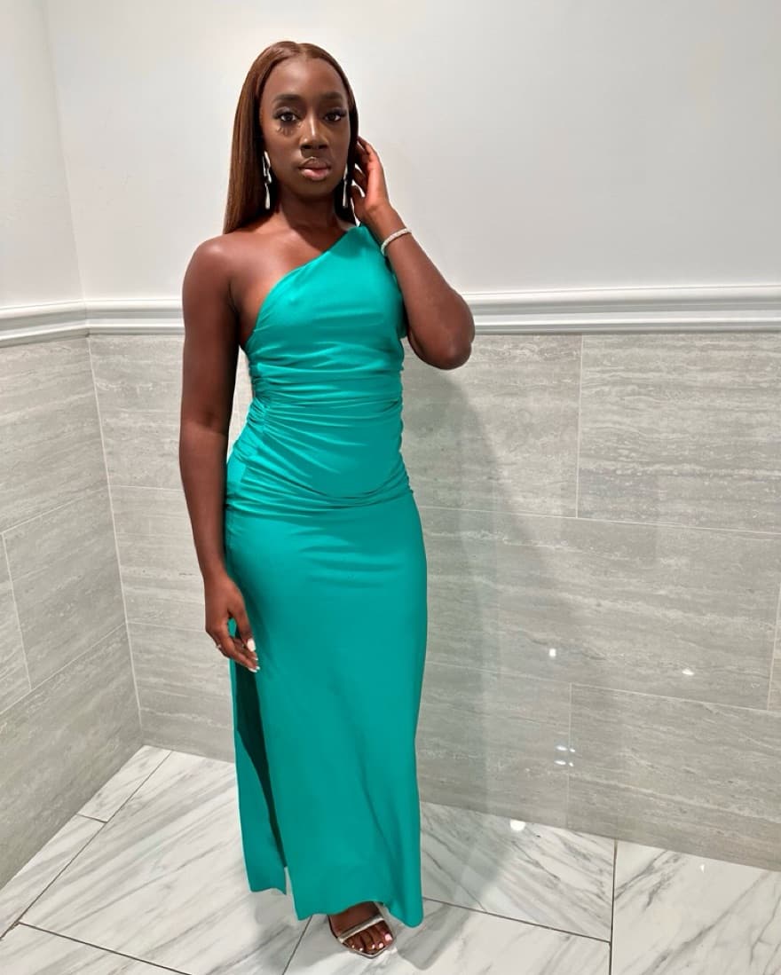 Baobab Celele Dress in Emerald - Image 4