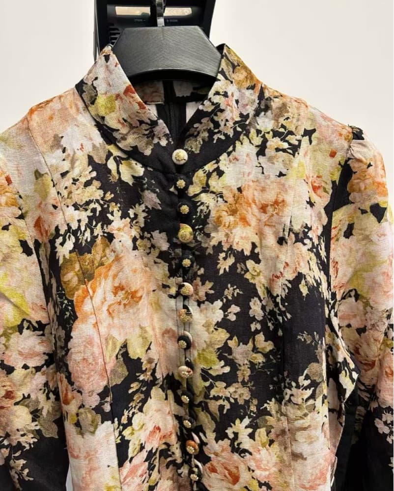 Zimmermann Illustration Midi Dress - Image 1