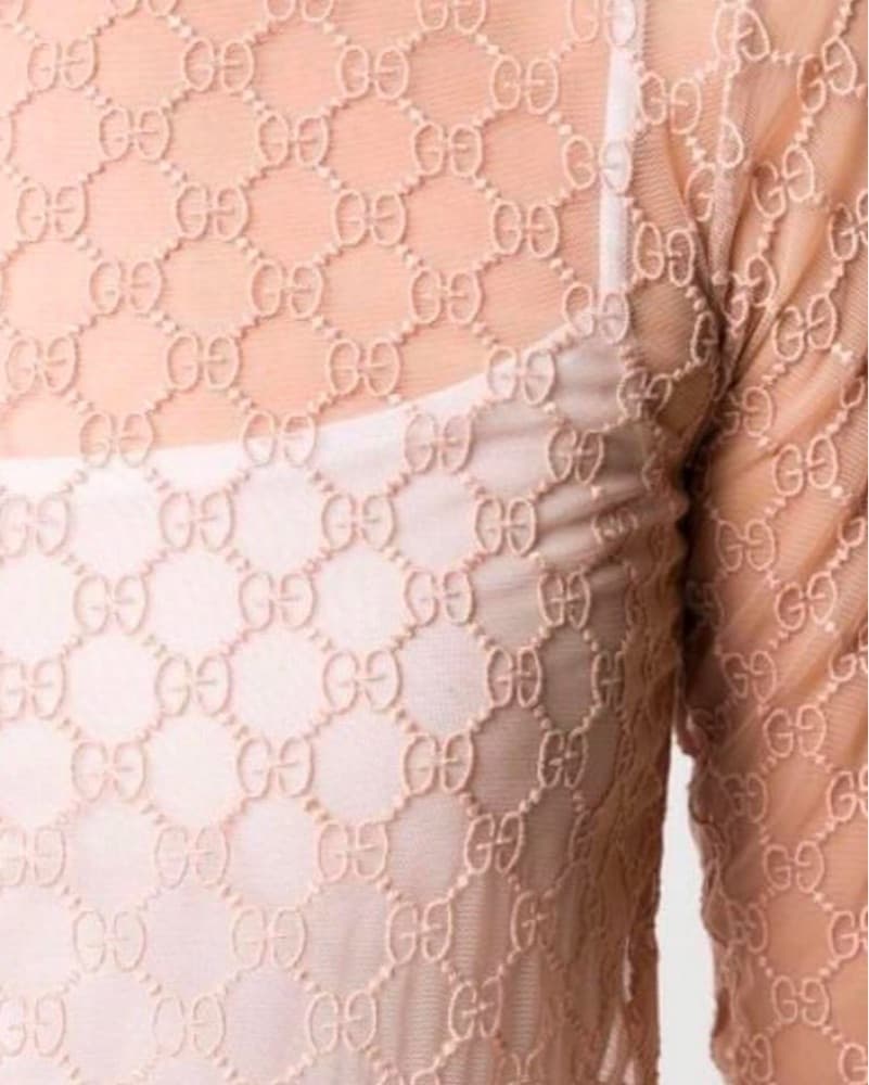 Gucci Lace Long Sleeve Top - Image 1