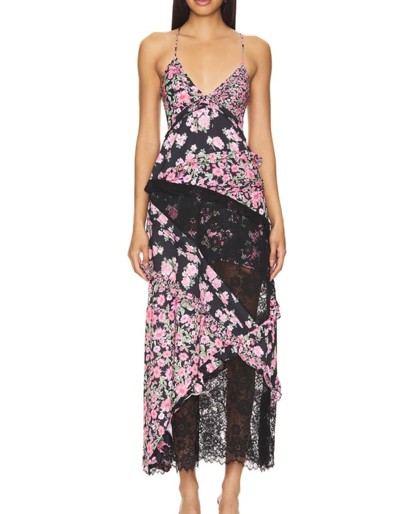 For Love & Lemons Rosalyn Maxi Dresss - Image 1