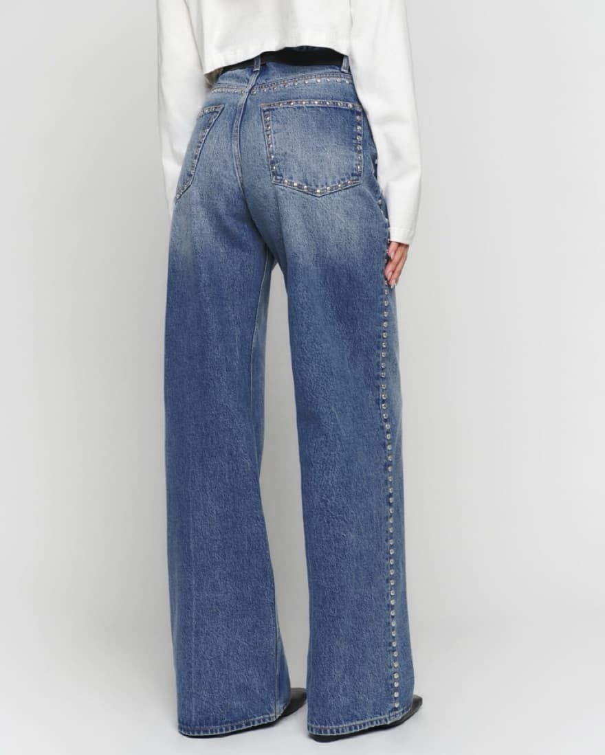 Reformation Cary Studded Jeans  - Image 3