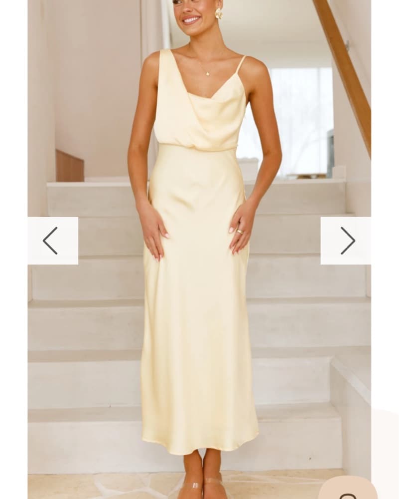 Butter Yellow Dress - Image 1