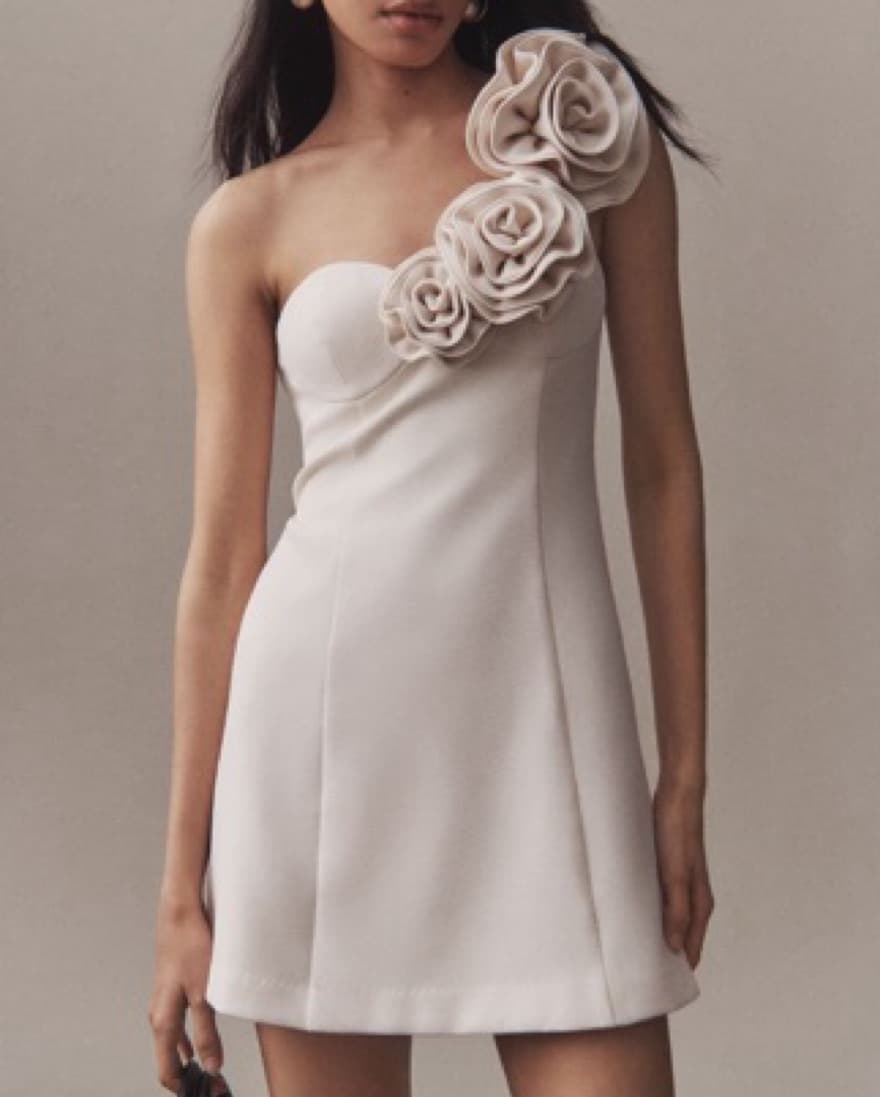 The Wolf Gang Rose One Shoulder Dress - Image 1